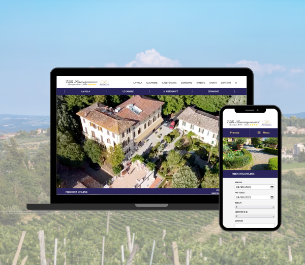 Nuovo sito web, social media e advertisting: il caso di studio di Villa Scacciapensieri